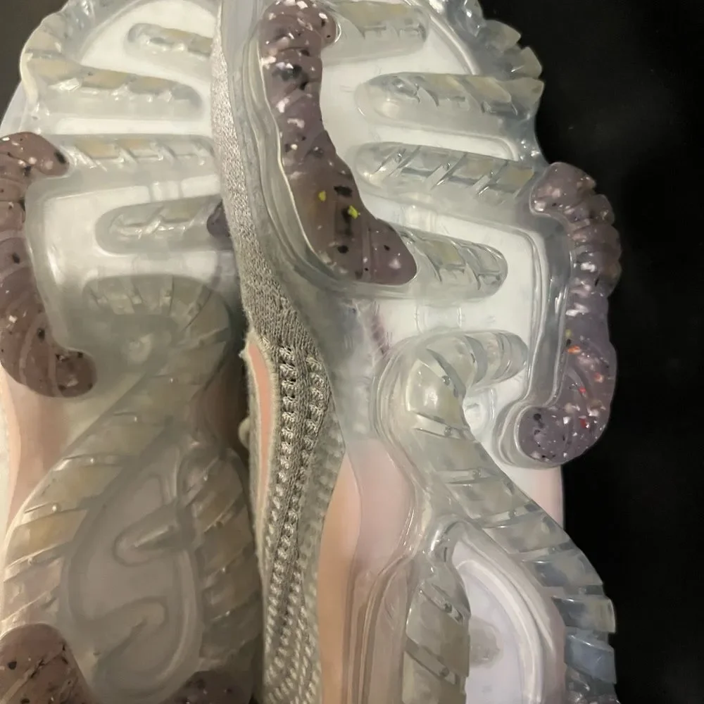 Big Kid's Nike Air VaporMax 2021 FK Wolf Grey/Pink Glaze (DB1550 007) SZ 3.5